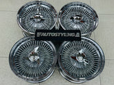 15 ” AS - 100 SPOKE WIRE WHEEL FITS ALL CARS